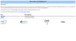 Desktop Screenshot of lists.ratbox.org